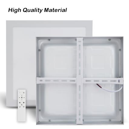 Brilagi - Dimbare badkamer plafondlamp FRAME SMART LED/24W/230V 30x30 cm 3000-6000K IP44 wit + afstandsbediening