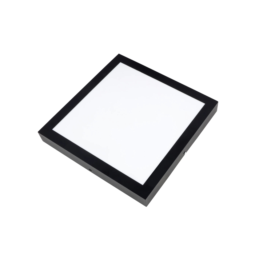 Brilagi - LED Dimbare badkamer plafondverlichting FRAME SMART LED/24W/230V 30x30 cm 3000-6000K IP44 zwart + afstandsbediening
