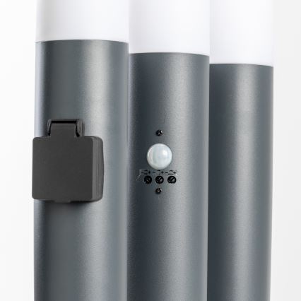 BRILAGI - LED-dimbare buitenlamp ELIA 1xE27/6W/230V 2700-6500K IP44 Wi-Fi 50 cm antraciet