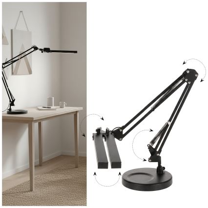 Brilagi - LED-dimbare bureaulamp VARIO LED/15W/230V 3000-6000K zwart