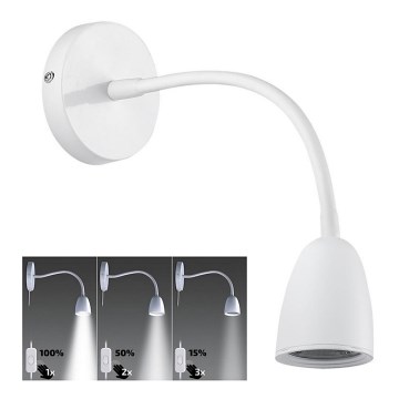 Brilagi - LED dimbare flexibele lamp LED/4W/230V wit