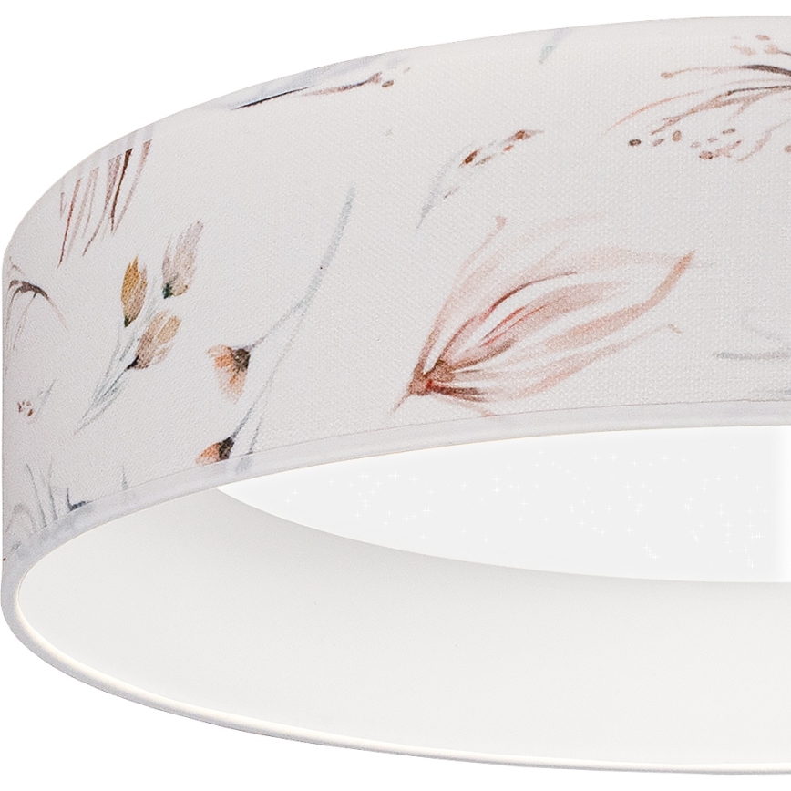 Brilagi - Dimbare LED-plafondlamp VELVET SMARTIX STARS LED/36W/230V 3000-6000K Ø 55 cm wit/bloemen Wi-Fi Tuya Beacon + afstandsbediening