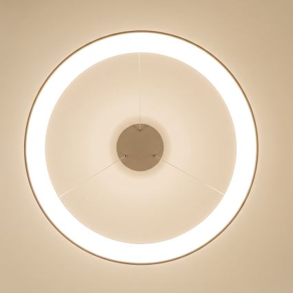 BRILAGI - LED dimbare hanglamp met kabel FALCON II LED/108W/230V 3000-6500K Ø 80 cm beige + afstandsbediening