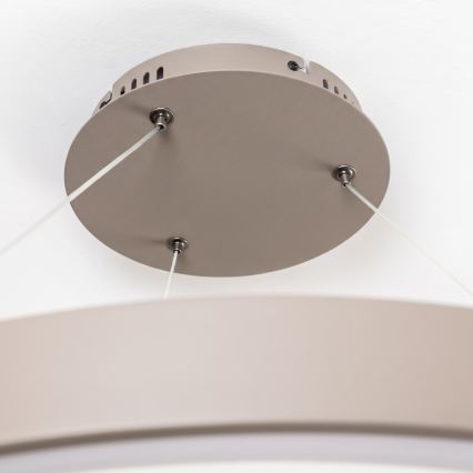 BRILAGI - LED dimbare hanglamp met kabel FALCON II LED/108W/230V 3000-6500K Ø 80 cm beige + afstandsbediening