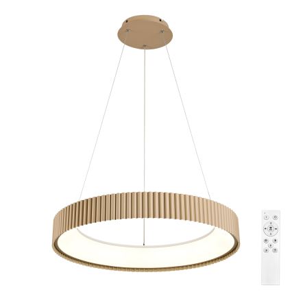 Brilagi - LED-dimbare hanglamp met kabelophanging FALCON MODERN LED/54W/230V 3000-6500K Ø 60 cm beige + afstandsbediening