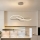 Brilagi - LED-dimbare hanglamp aan kabel INFINITY LED/80W/230V 3000-6000K 80x80 cm beige + afstandsbediening