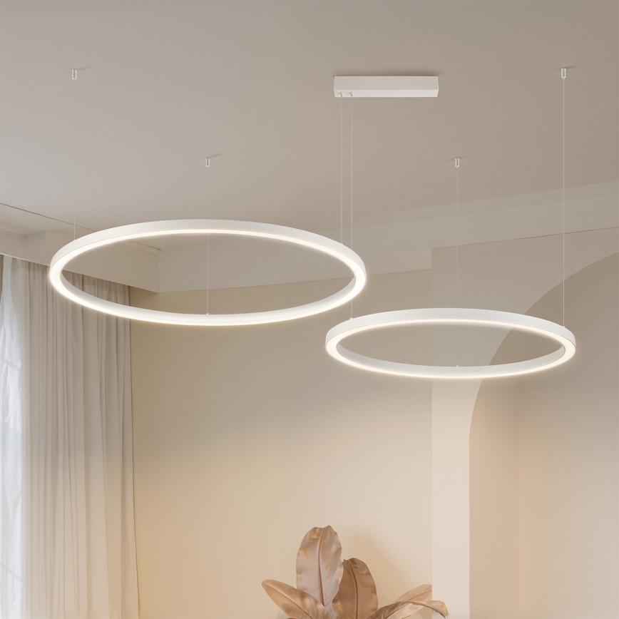 Brilagi - Dimbare LED-pendellamp met kabel PORTOFINO LED/98W/230V 3000-6000K wit + afstandsbediening