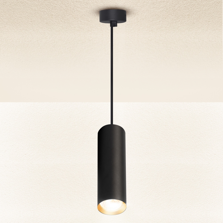 Brilagi - LED dimbare hanglamp aan kabel SELE 1xGU10/6,5W/230V 2700-6500K zwart/goud