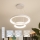 Brilagi - LED dimbare hanglamp aan ophangkabel FALCON SLIM LED/68W/230V 3000-6500K Ø 50 cm wit + afstandsbediening