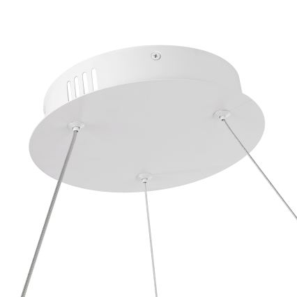 Brilagi - Dimbare LED-hanglamp met kabel TWISTER LED/48W/230V 3000-6000K Ø 50 cm wit + afstandsbediening
