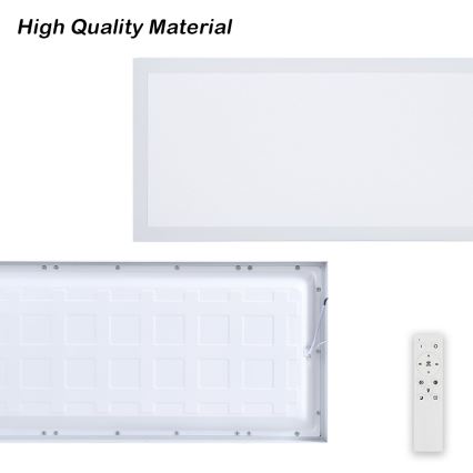 Brilagi - LED Dimbare Plafondlamp FRAME SMART LED/30W/230V 30x60 cm 3000-6000K IP44 wit + afstandsbediening