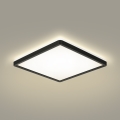 Brilagi - LED dimbare lamp met bewegings- en schemersensor ULTRA SLIM LED/18W/230V 30x30 cm + afstandsbediening