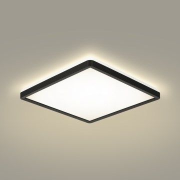 Brilagi - LED dimbare lamp met bewegings- en schemersensor ULTRA SLIM LED/18W/230V 30x30 cm + afstandsbediening