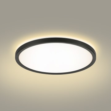 Brilagi - LED dimbare lamp met bewegings- en schemersensor ULTRA SLIM LED/18W/230V Ø 30 cm + afstandsbediening