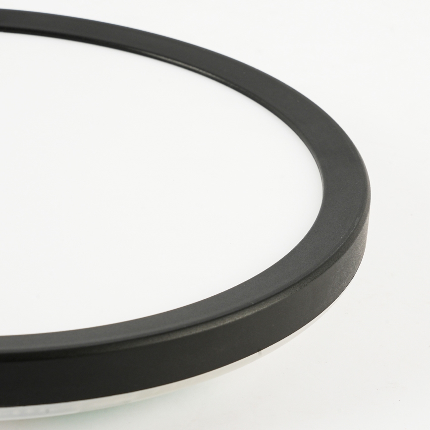 Brilagi - LED dimbaar armatuur met bewegings- en schemersensor ULTRA SLIM LED/24W/230V Ø 42 cm + afstandsbediening