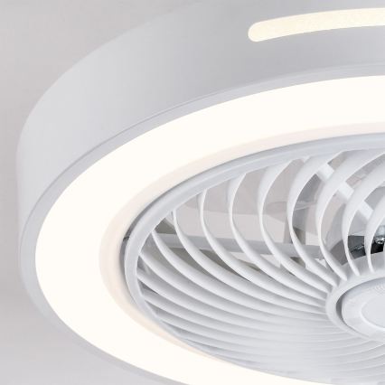 Brilagi - Dimbare LED-plafondlamp met ventilator LED/38W/230V 3000–6500K Ø46 cm wit + afstandsbediening