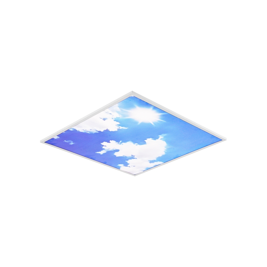 Brilagi - Dimbare LED-plafondlamp SLIMFRAME SKY LED/58W/230V 60x60 cm 3000-6000K zilver/blauw + afstandsbediening