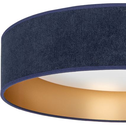 Brilagi - LED-dimbare plafondlamp VELVET SMARTIX LED/36W/230V 3000-6000K Ø 55 cm blauw/goud Wi-Fi Tuya Beacon + afstandsbediening