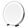 Brilagi - LED Dimbare make-upspiegel FLORIDA LED/17W/230V 3000/4000/6500K Ø 42 cm zwart