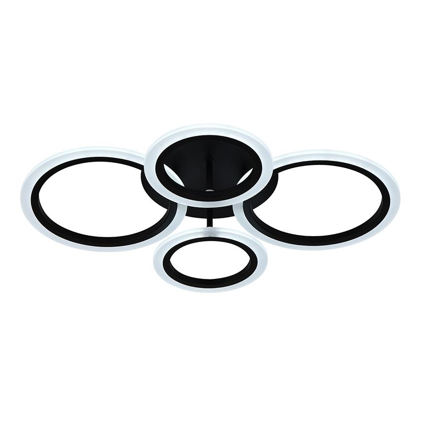 Brilagi - LED-dimbare plafonnière ORBITS LED/50W/230V 3000-6500K zwart + afstandsbediening