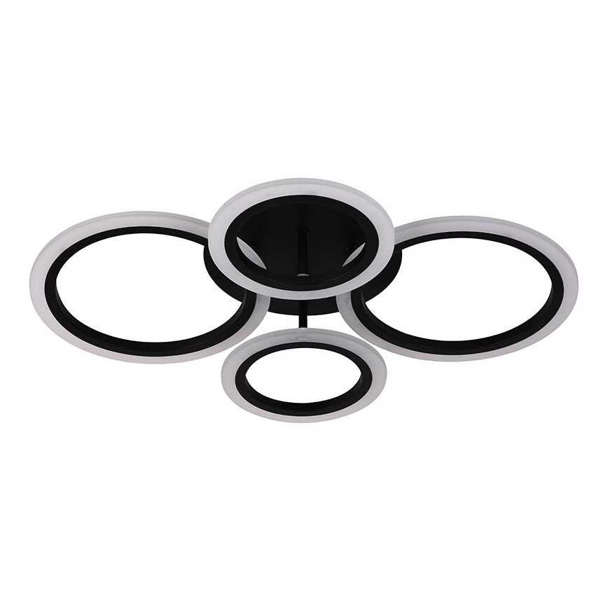 Brilagi - LED-dimbare plafonnière ORBITS LED/50W/230V 3000-6500K zwart + afstandsbediening