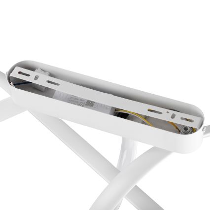 Brilagi - Dimbare LED-opbouwplafondlamp TWISTER LED/60W/230V 3000-6000K wit + afstandsbediening