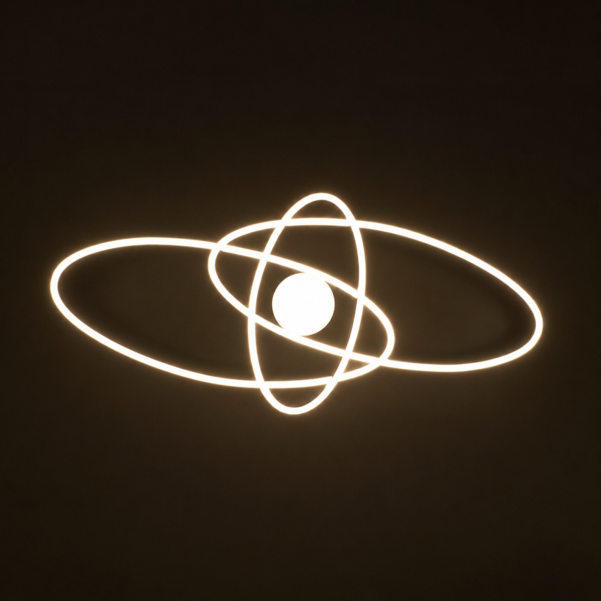 BRILAGI - Dimbare LED-plafondlamp APOLLO LED/58W/230V 3000-6500K 43,2x101,2 cm zwart + afstandsbediening
