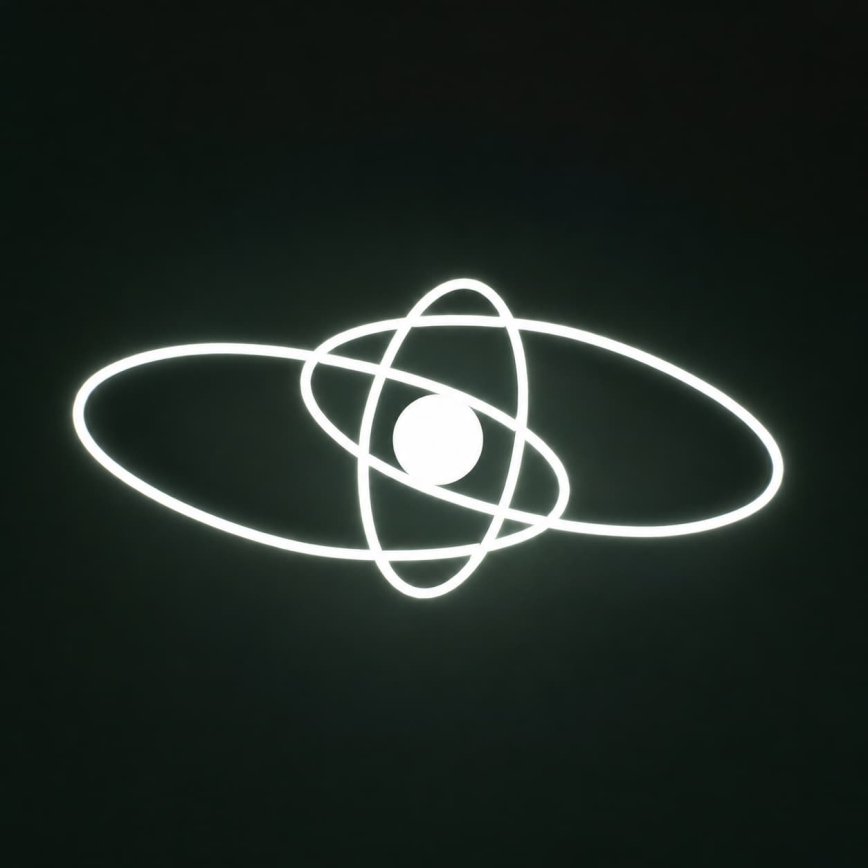BRILAGI - Dimbare LED-plafondlamp APOLLO LED/58W/230V 3000-6500K 43,2x101,2 cm zwart + afstandsbediening