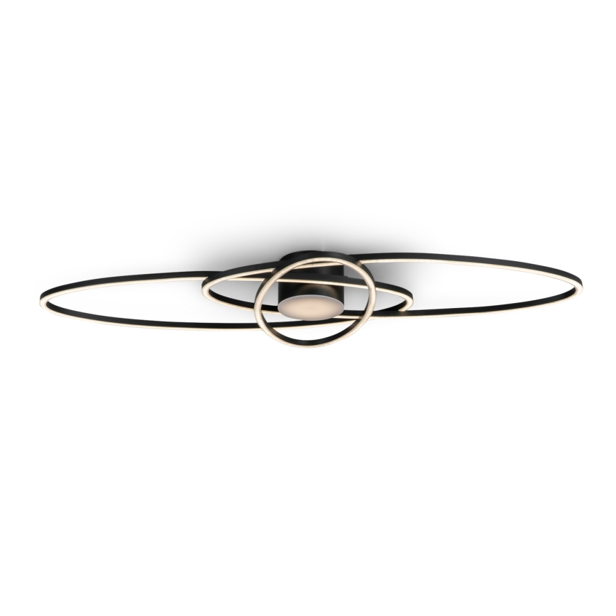 BRILAGI - Dimbare LED-plafondlamp APOLLO LED/58W/230V 3000-6500K 43,2x101,2 cm zwart + afstandsbediening