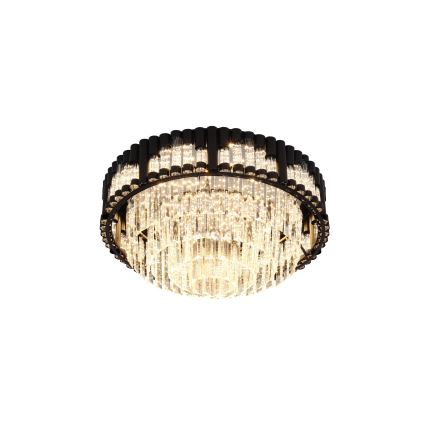 Brilagi - Dimbare LED-plafondlamp CROWN LED/41W/230V 3000-6000K Ø 48 cm zwart + afstandsbediening