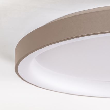 BRILAGI - dimbare LED-plafondlamp FALCON II LED/108W/230V 3000-6500K Ø 80 cm wit/beige + afstandsbediening