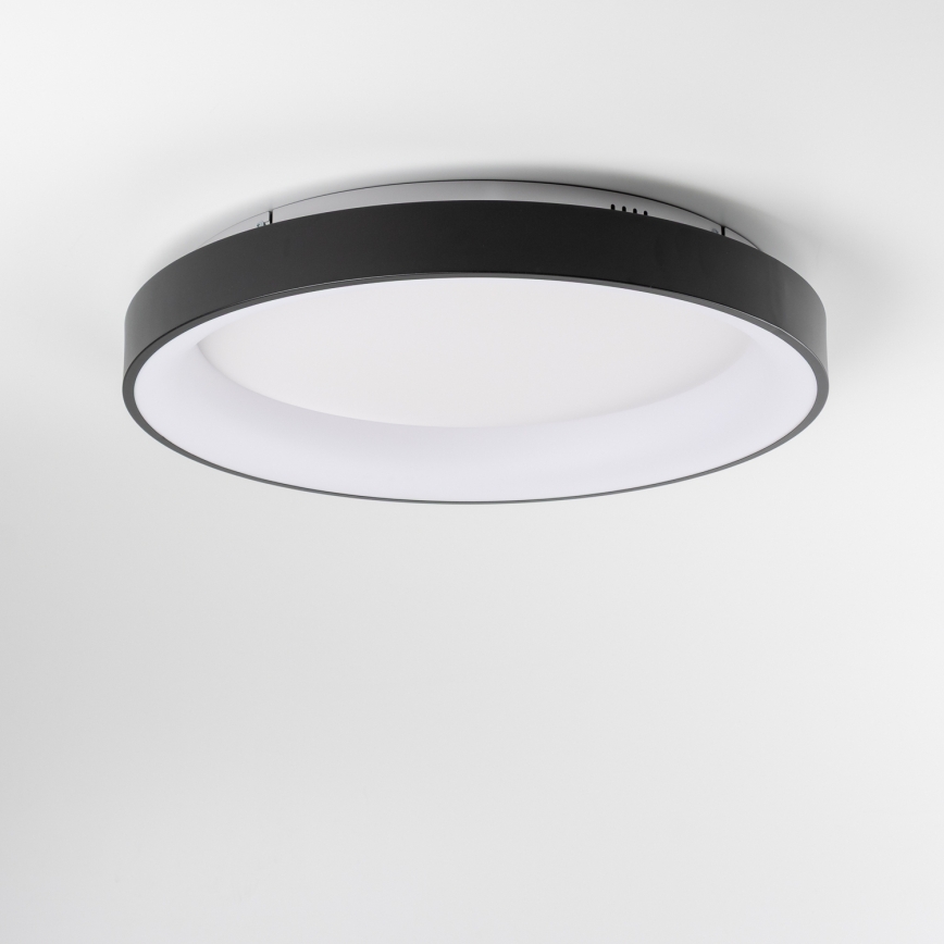 Brilagi - Dimbare LED-plafondlamp FALCON II LED/99W/230V 3000-6500K Ø 60 cm zwart + afstandsbediening