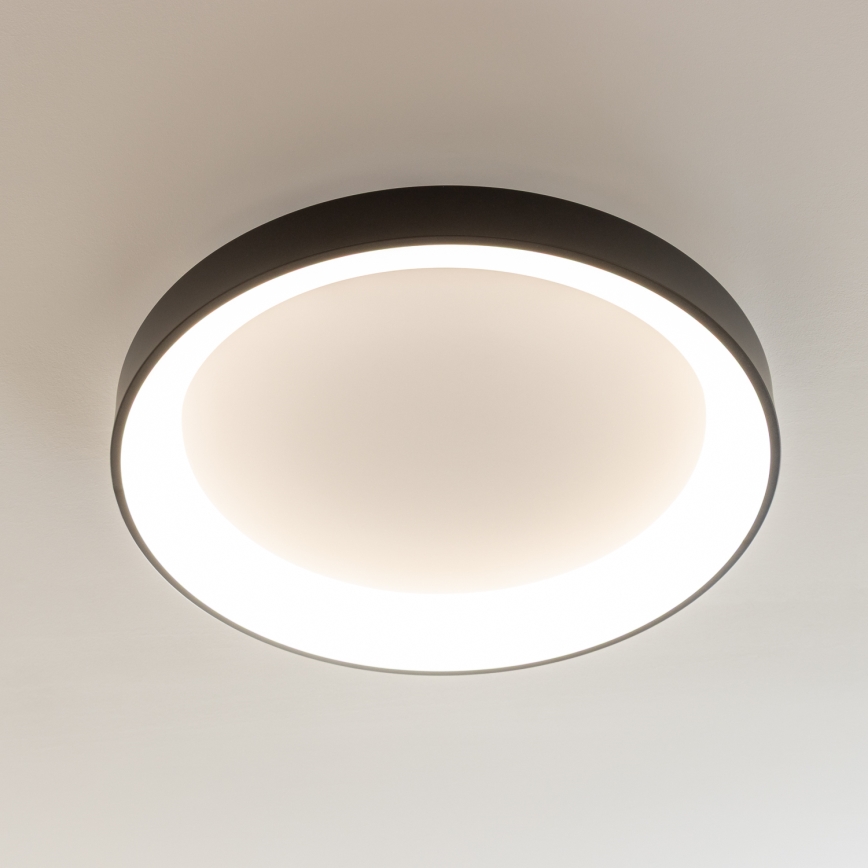 Brilagi - Dimbare LED-plafondlamp FALCON II LED/99W/230V 3000-6500K Ø 60 cm zwart + afstandsbediening