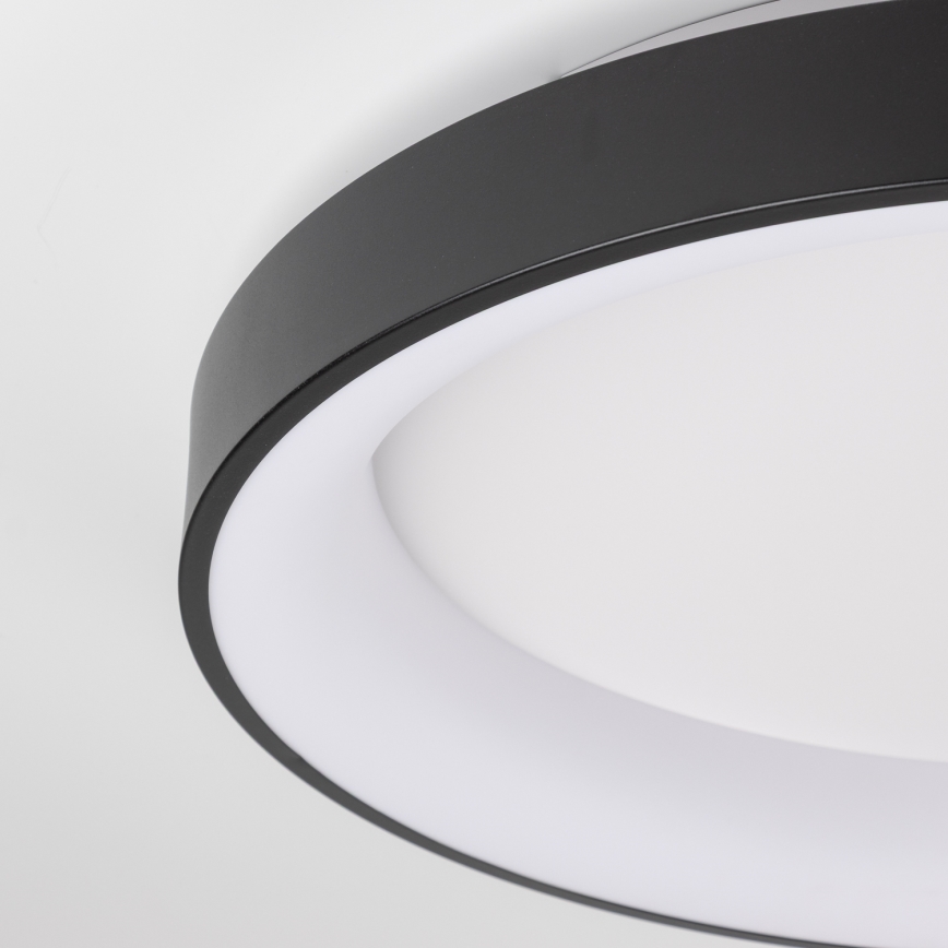 Brilagi - Dimbare LED-plafondlamp FALCON II LED/99W/230V 3000-6500K Ø 60 cm zwart + afstandsbediening