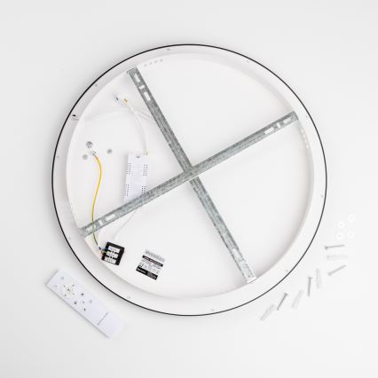 Brilagi - LED-dimbare plafondlamp FALCON SLIM LED/42W/230V 3000-6500K Ø 50 cm zwart + afstandsbediening