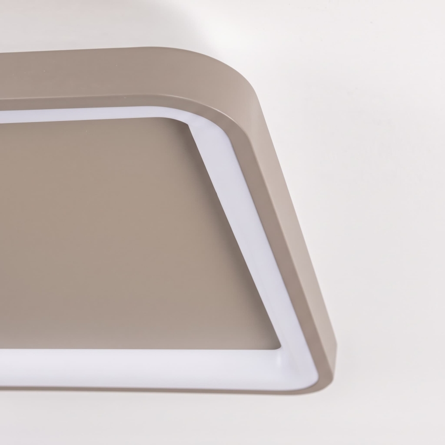 BRILAGI - LED Dimbare plafondlamp FALCON SLIM LED/50W/230V 3000-6500K 50x50 cm beige + afstandsbediening
