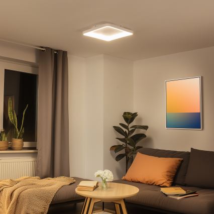 Brilagi - dimbare LED-plafondlamp FALCON SLIM LED/50W/230V 3000-6500K 50x50 cm wit + afstandsbediening