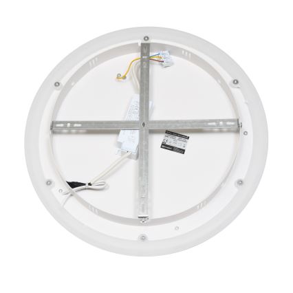 Brilagi - LED-dimbare plafondlamp FLARE LED/38W/230V 3000-6000K Ø 48 cm zwart/wit + afstandsbediening