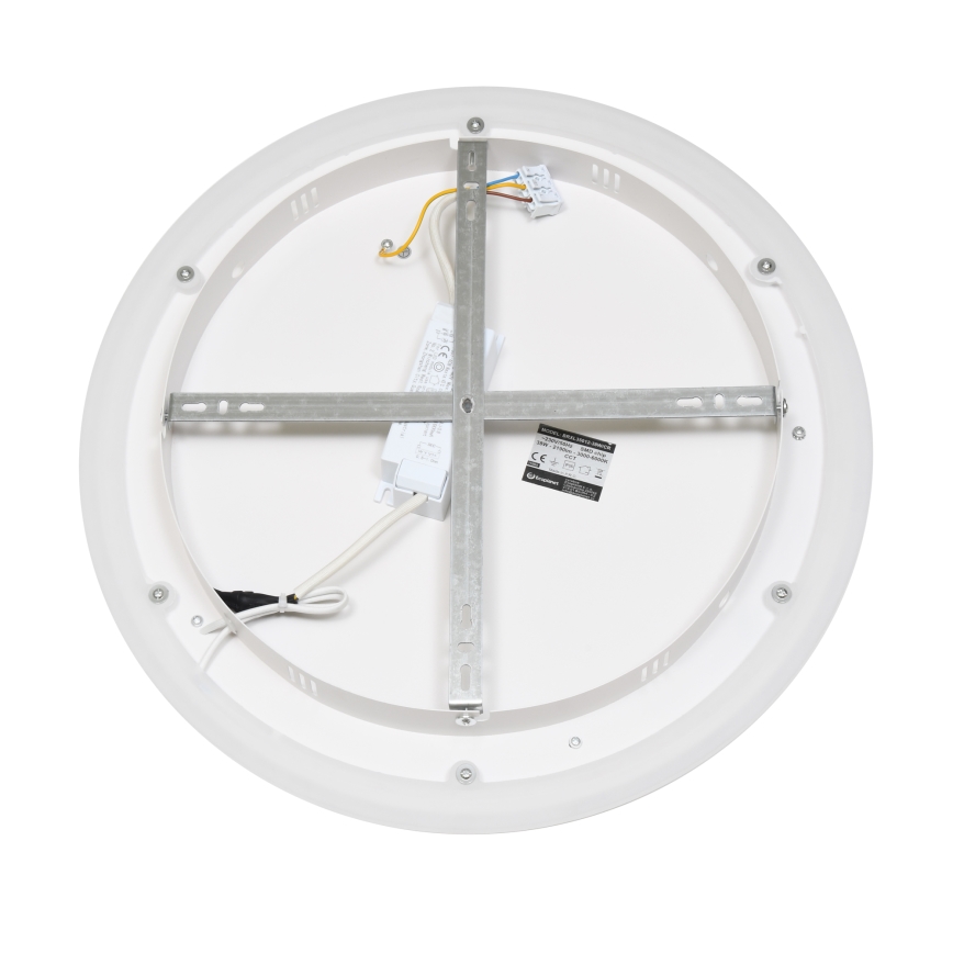 Brilagi - LED-dimbare plafondlamp FLARE LED/38W/230V 3000-6000K Ø 48 cm zwart/wit + afstandsbediening