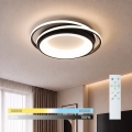BRILAGI - LED dimbare plafondlamp FLARE LED/84W/230V 3000-6000K 47x51 cm zwart + afstandsbediening