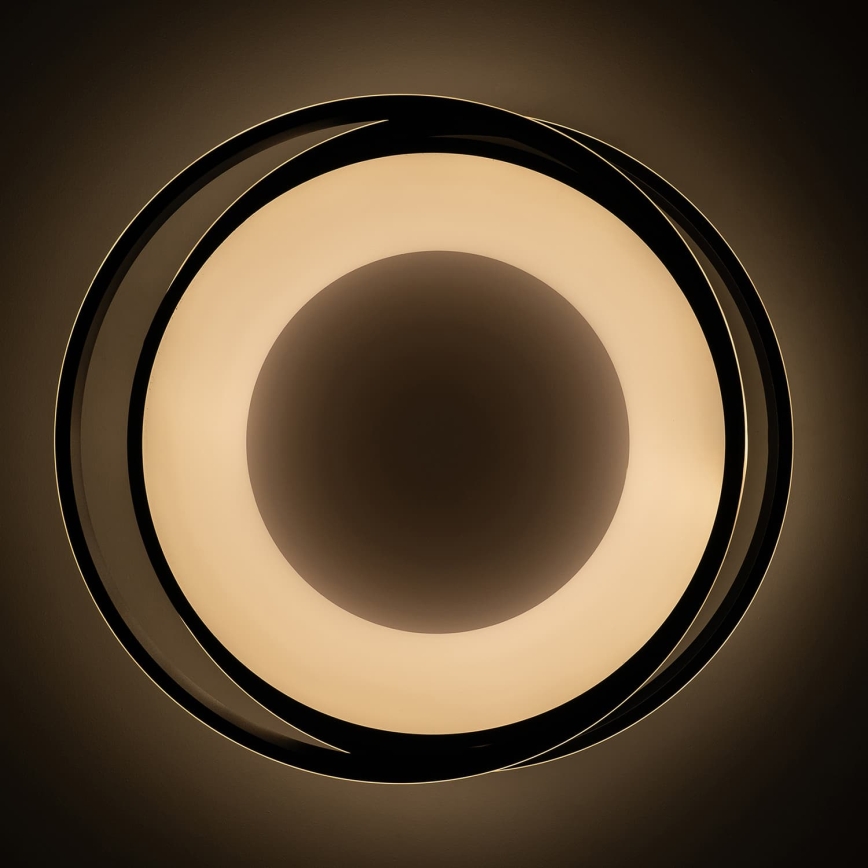 BRILAGI - LED dimbare plafondlamp FLARE LED/84W/230V 3000-6000K 47x51 cm zwart + afstandsbediening