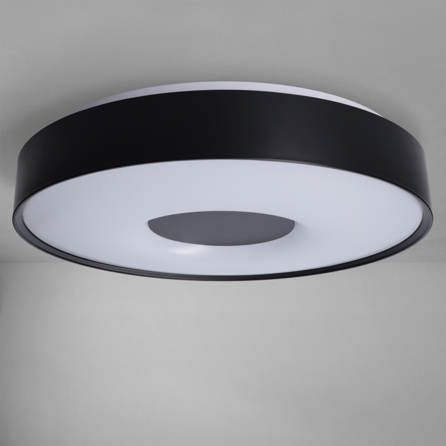 Brilagi - dimbare LED-plafondlamp JAMIS LED/48W/230V 3000-6500K Ø 39 cm zwart + afstandsbediening