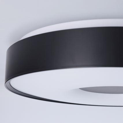 Brilagi - dimbare LED-plafondlamp JAMIS LED/48W/230V 3000-6500K Ø 39 cm zwart + afstandsbediening