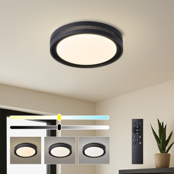 Brilagi - LED-dimbare plafondlamp KREON LED/54W/230V 3000-6000K wit Ø 38 cm + afstandsbediening