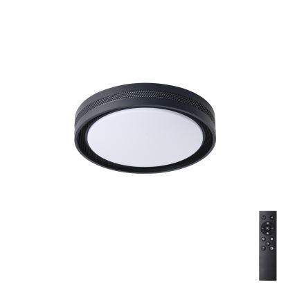 Brilagi - KREON LED dimbare plafondlamp LED/54W/230V 3000-6000K zwart Ø 38 cm + afstandsbediening