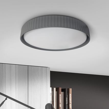 Brilagi - Dimbare LED-plafondlamp LUCIA LED/48W/230V 3000-6500K Ø 41 cm grijs + afstandsbediening
