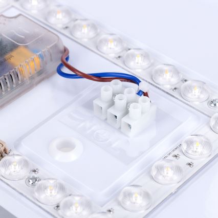 Brilagi - LED-dimbare plafondlamp LUCIA LED/48W/230V 3000-6500K Ø 41 cm rood + afstandsbediening