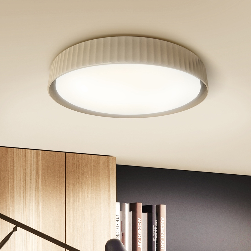 Brilagi - LED-dimbare plafondlamp LUCIA LED/60W/230V 3000-6500K Ø 59 cm beige + afstandsbediening