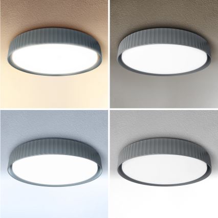 Brilagi - LED dimbare plafondlamp LUCIA LED/60W/2300V 3000-6500K Ø 59 cm grijs + afstandsbediening