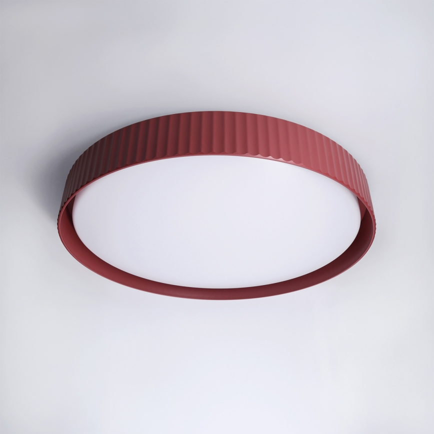 Brilagi - Dimbare LED-plafondlamp LUCIA LED/60W/230V 3000-6500K Ø 59 cm rood, incl. afstandsbediening